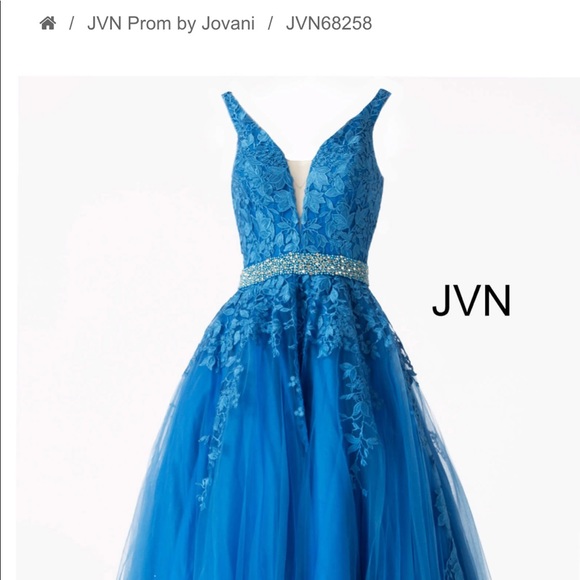 Ball-Gown-Style Embroidered-Bodice Long Prom Dress - Picture 2 of 6